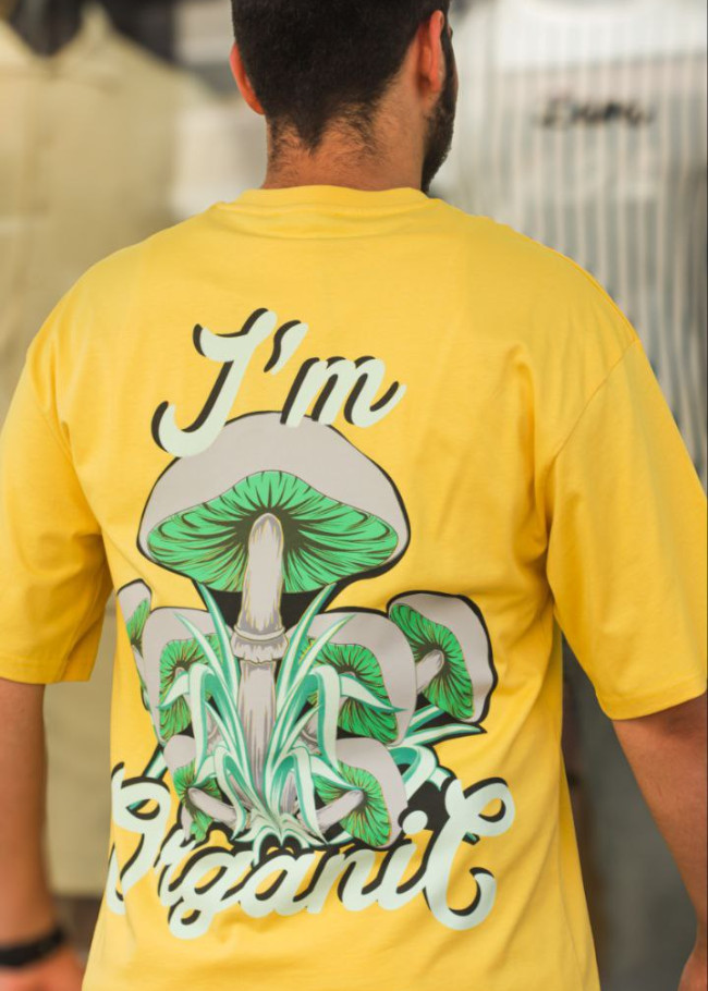 Mens T-Shirt - Modern and Comfortable Design Code 2302  - yellow