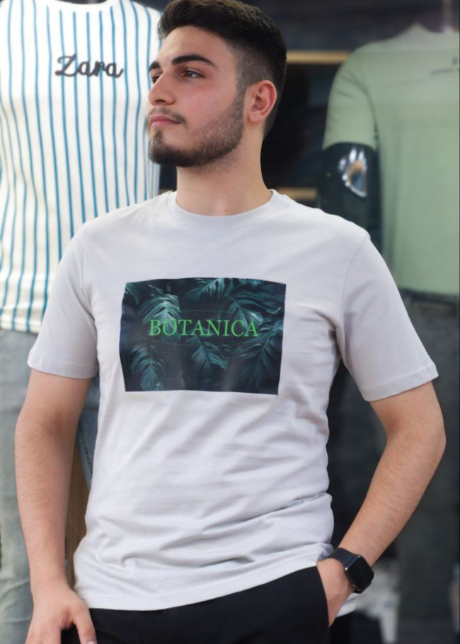 Erkek Tişört Kod 2305 - Gri