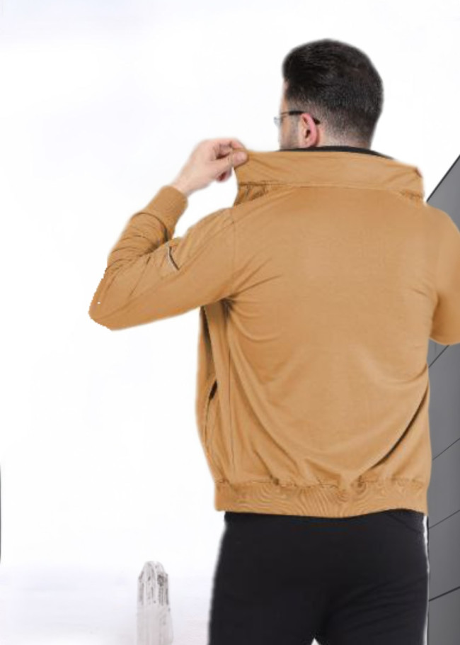 Üç Parçalı Erkek Eşofman Takımı - 2204  - taba