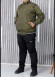 Mens Tracksuit with Large Sizes in Parachute Fabric - 2207 - khaki
