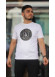 تيشيرت رجالي بطبعة عصرية - 2306 - ابيض