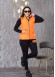 Slim Fit Sports Set - 3 Pieces (Code 1012) - orange