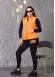 Slim Fit Sports Set - 3 Pieces (Code 1012) - orange