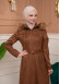 Shaomah Winter Coat with Fur Hood - Code 1361 - brown