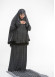 Lycra Sandy Prayer Set with Mushaf Bag and Prayer Mat - Code 701 - gray
