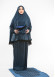 Lycra Sandy Prayer Set with Mushaf Bag and Prayer Mat - Code 701 - turquoise