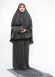 Lycra Sandy Prayer Set with Mushaf Bag and Prayer Mat - Code 701 - gray