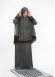 Lycra Sandy Prayer Set with Mushaf Bag and Prayer Mat - Code 701 - mint