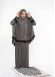 Lycra Sandy Prayer Set with Mushaf Bag and Prayer Mat - Code 701 - beige