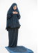 Lycra Sandy Prayer Set with Mushaf Bag and Prayer Mat - Code 701 - turquoise