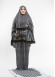 Lycra Sandy Prayer Set with Mushaf Bag and Prayer Mat - Code 701 - gray