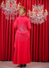 Product Name: Two-Piece Kimono Set with Elegant Design - 7017 - red