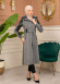 Trench Coat Wool Mohair Code 1364 - gray