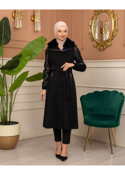 ترانشكوت جوخ موهير بكود 1364 - اسود