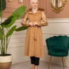 Trench Coat Wool Mohair Code 1364 - tan