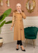 Trench Coat Wool Mohair Code 1364 - tan