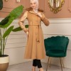 Trench Coat Wool Mohair Code 1364 - tan
