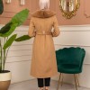 Trench Coat Wool Mohair Code 1364 - tan