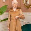 Trench Coat Wool Mohair Code 1364 - tan