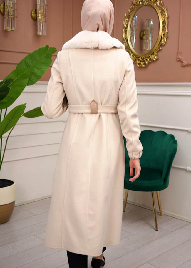 Trench Coat Wool Mohair Code 1364 - beige