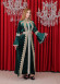 Soft Velvet Korean Caftan - 4119 - khaki