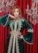 Soft Velvet Korean Caftan - 4119 - khaki