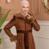 ترانشكوت كود 1366 شامواه مبطن بالفرو - ترابي