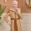 ترانشكوت كود 1366 شامواه مبطن بالفرو - بيج