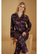 Saten Barbie Detaylı Pijama - 1093-1 - Lacivert