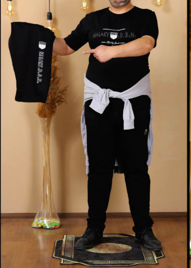 Mens Plus Size Tracksuit Code 2208 - gray