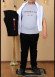 Mens Plus Size Tracksuit Code 2208 - white