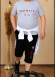 Mens Plus Size Tracksuit Code 2208 - white