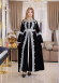 Kraliyet Kadife Kaftan Kod 4120 - Siyah