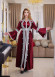 Royal Velvet Kaftan Code 4120 - burgundy