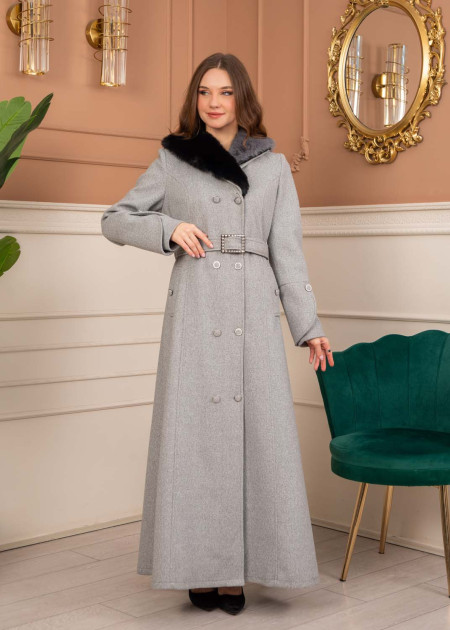 melt the lady wool blazar coat 最安値 Womens Oversized maxi Long Wool Winter Coats with belt