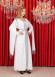 Kadife Kaftan - Kod 4121 - Beyaz