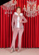 Velvet Three-Piece Pajama Set - Code 1024 - powder pink/ dusty pink