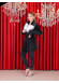 Luxury Four-Piece Velvet Set - Code 1027 - black