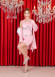 Luxury Four-Piece Velvet Set - Code 1027 - pink