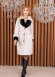 Womens Suede Coat - Elegant & Stylish - Code 1375 - beige