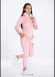 Girls Korean Velvet Pajama Set - Bunny Design - Code 3101 - powder pink/ dusty pink