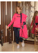 Kids Pajama Set Three-Piece - Code 3102 - fuchsia
