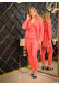 Dört Parçalı Lüks ve Şık Tasarımlı Pijama – Kod 1019 - Pembe