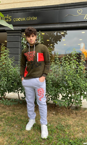 Kids Fleece Pajama Set - Code 3106 - khaki