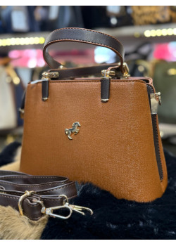 حقيبة يد نسائية فاخرة - كود 937 - ترابي