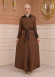 Womens Summer Long Coat Prada - Code 1234 - brown