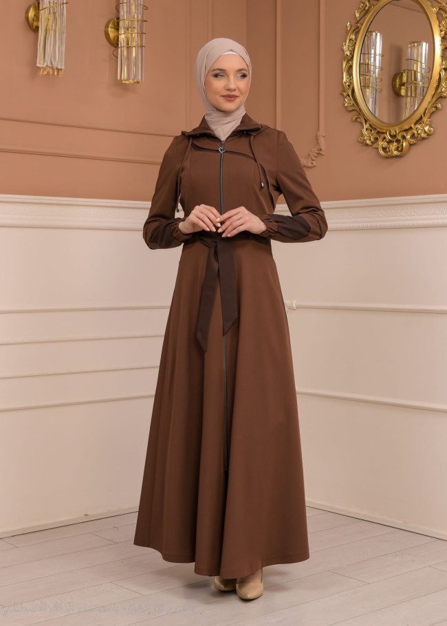 Womens Summer Long Coat Prada - Code 1234 - brown