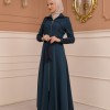 Womens Summer Long Coat Prada - Code 1234 - Türkis