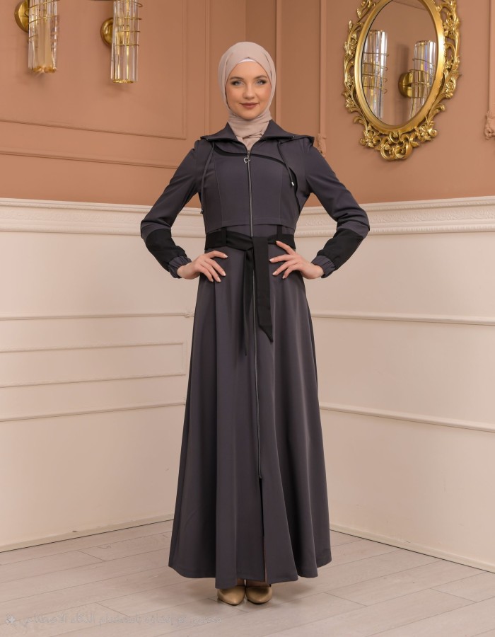 Womens Summer Long Coat Prada - Code 1234 - Grau