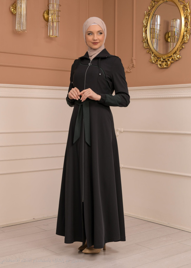 Womens Summer Long Coat Prada - Code 1234 - black
